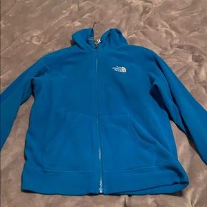 North Face light weight fleece hoodie